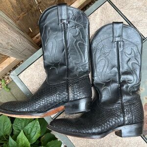 Snakeskin Cowboy boots